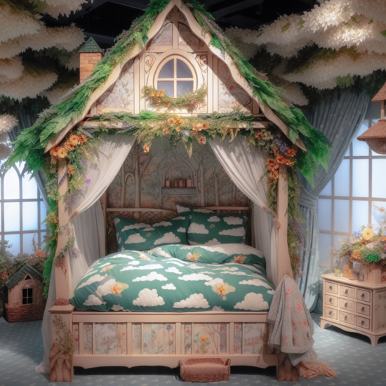 Łóżko domek dla dziewczynki – stworzone z myślą o marzycielkach