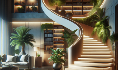 Schody zabiegowe – jak zaaranżować przestrzeń wokół nich?