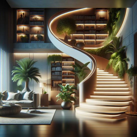 Schody zabiegowe – jak zaaranżować przestrzeń wokół nich?