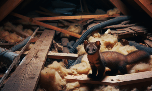5 sygnałów, które świadczą, że na poddaszu zadomowiła się kuna