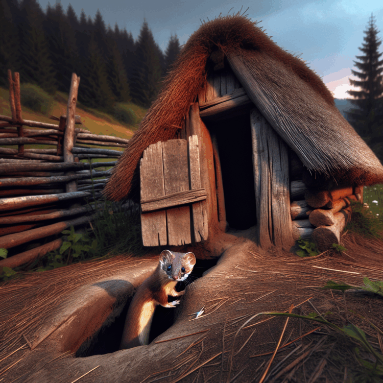 Przez jakie szczeliny kuna dostaje się do domu?