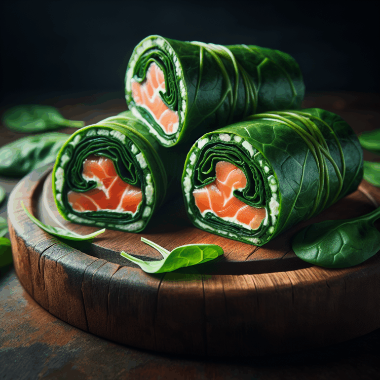 Rolada szpinakowa z łososiem – przepis na efektowną przekąskę