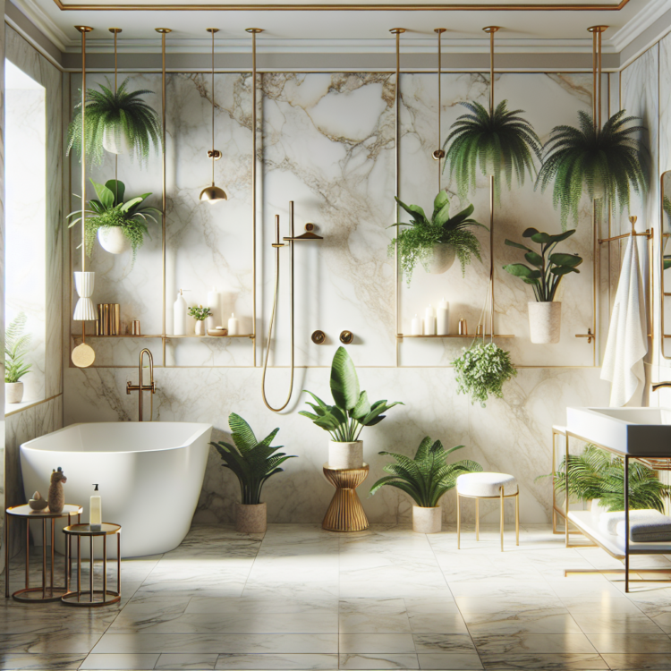 Jak za niewielkie pieniądze osiągnąć luksusowy wygląd w łazience?